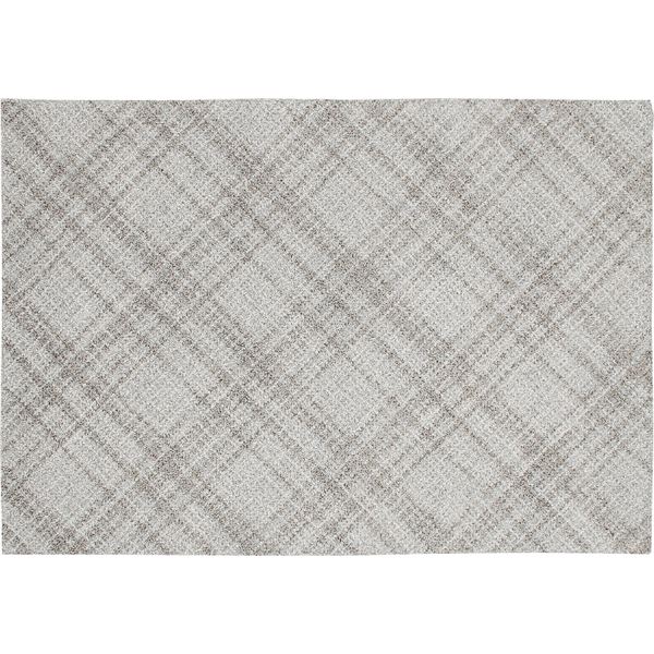 ラグマット/絨毯 [約200x250cm グレー] ホットカーペット対応 『オドレイ』 プレーベル