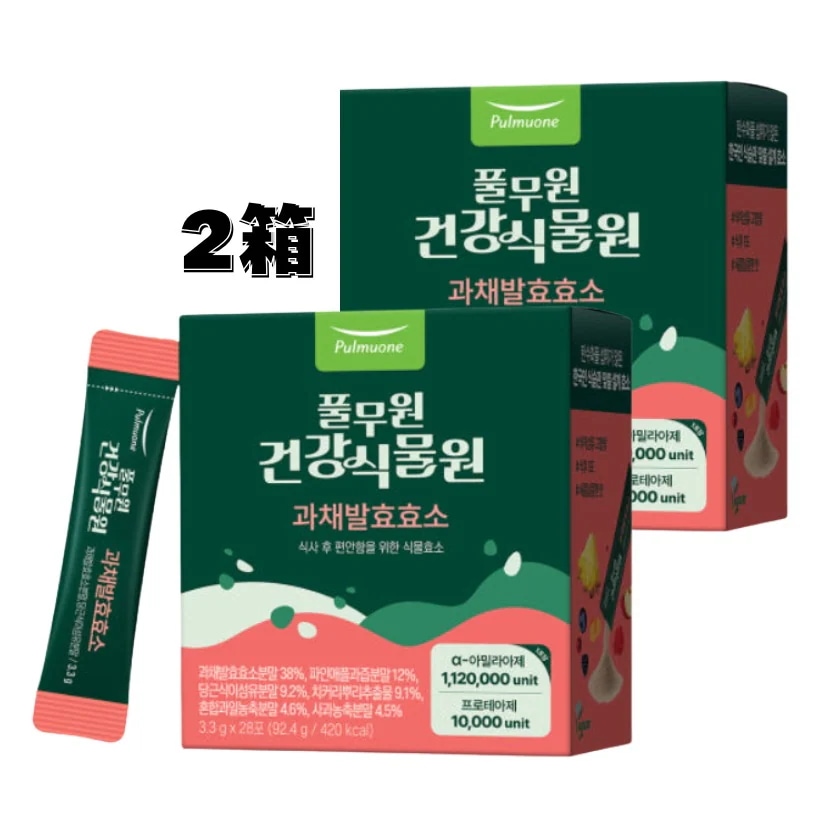 【1+1】プルムウォン健康植物園果菜発酵酵素 3.3g×28包