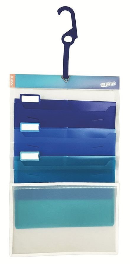 （まとめ買い）エセルテ エセルテA4ソーテッド3段 クールカラー 22370 [x3]