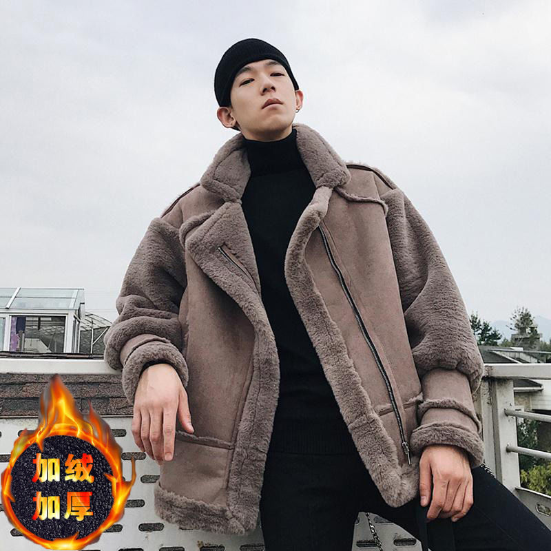 ネットレッド 毛皮アウター 秋冬 モッズコート 人工ファー アウター ヒップホップ ボアジャケット 保温 コート