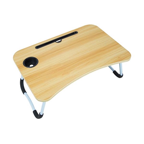 [6個セット]リーダーメディアテクノ 折りたたみローテーブル ウォルナット木目調 L-TB-WNX6