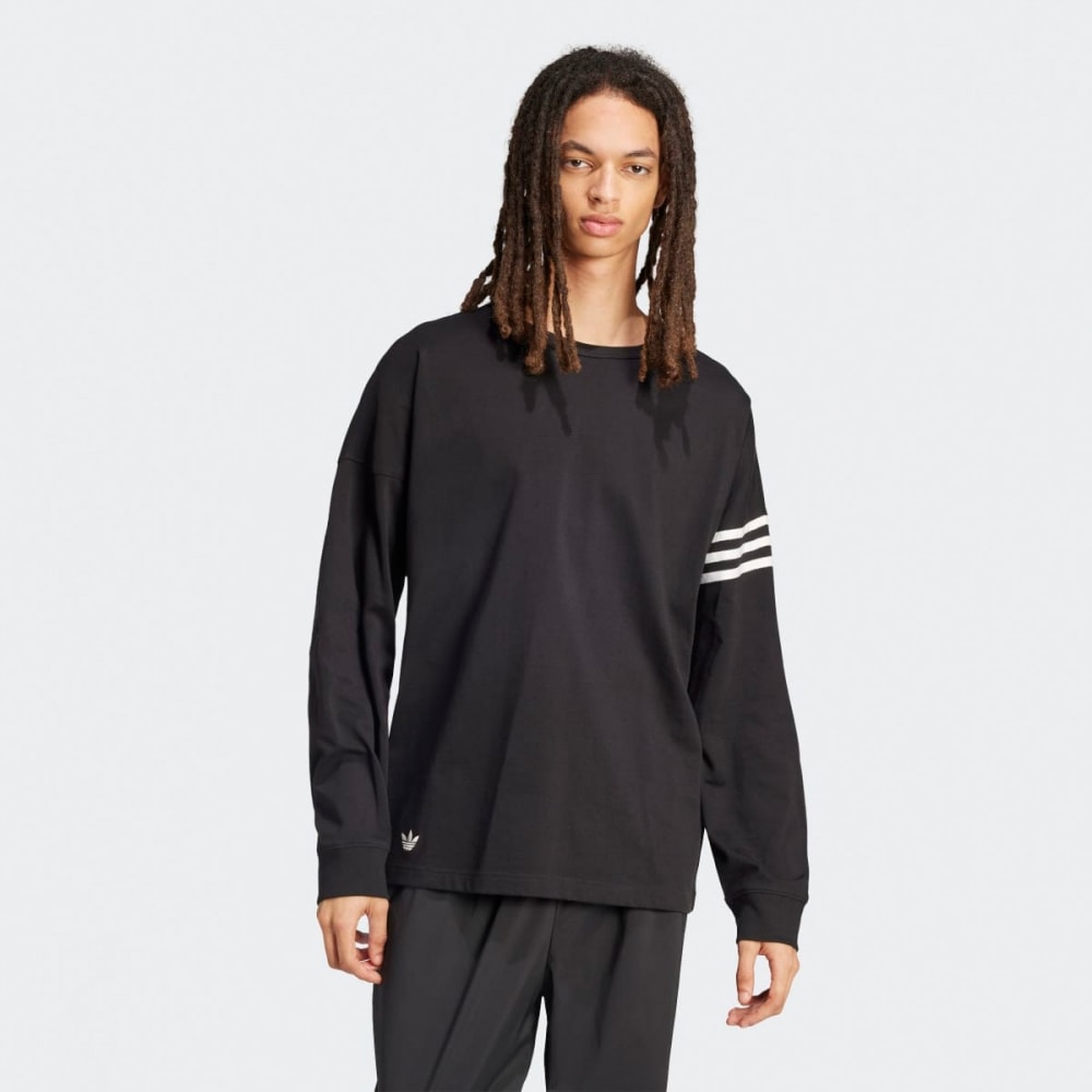 アディダスニュークラシックロングスリーブTシャツ IW0978-ブラック
