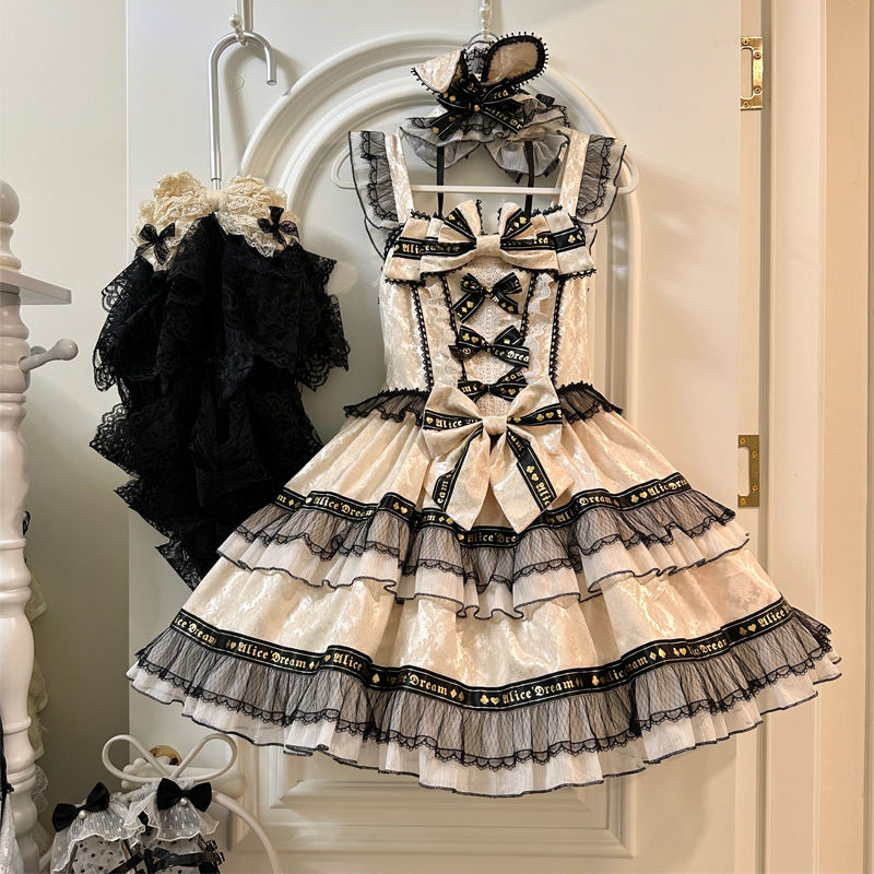 コスチューム ロリータドレスかわいいホルターJSKドレス