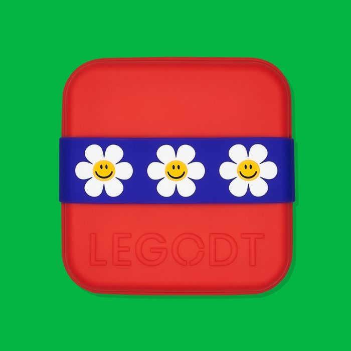 可愛くて丈夫なコラボ [レゴ X ウィグル ウィグル] ランチボックス - Square