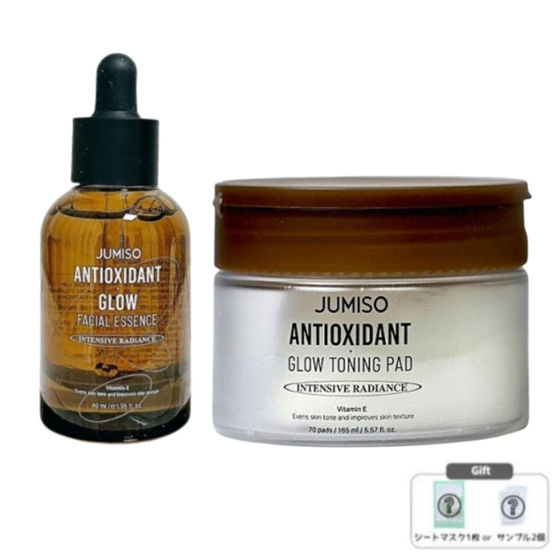 [2点セット] アンチオキシダントグロウフェイシャル セラム 40mL+トーニングパッド 70枚