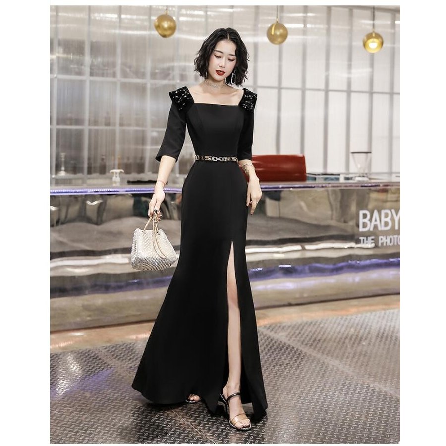 パーティードレス マーメイドドレス 大きいサイズ ロング丈ドレス 20代30代40代 上品 きれいめ