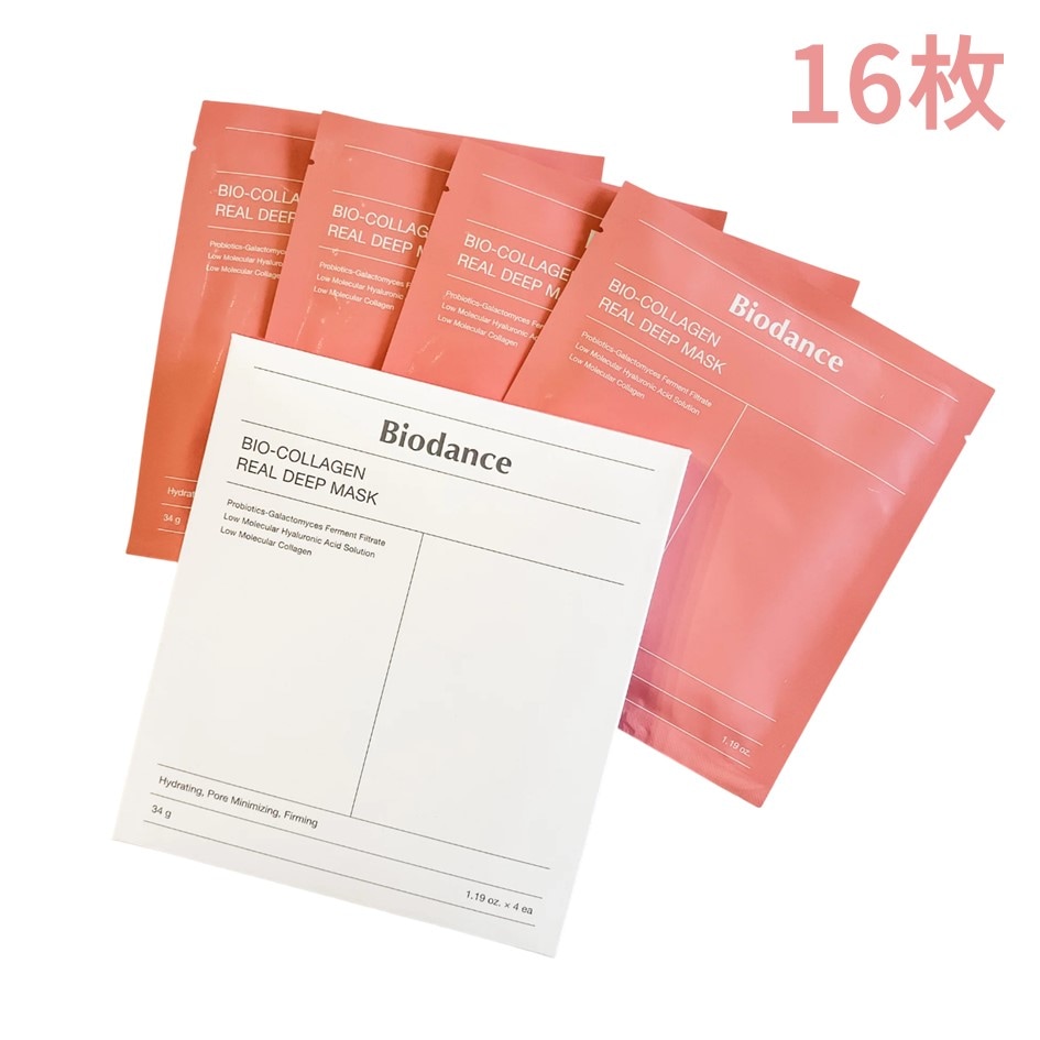 バイオコラーゲンリアルディープマスク, 16枚