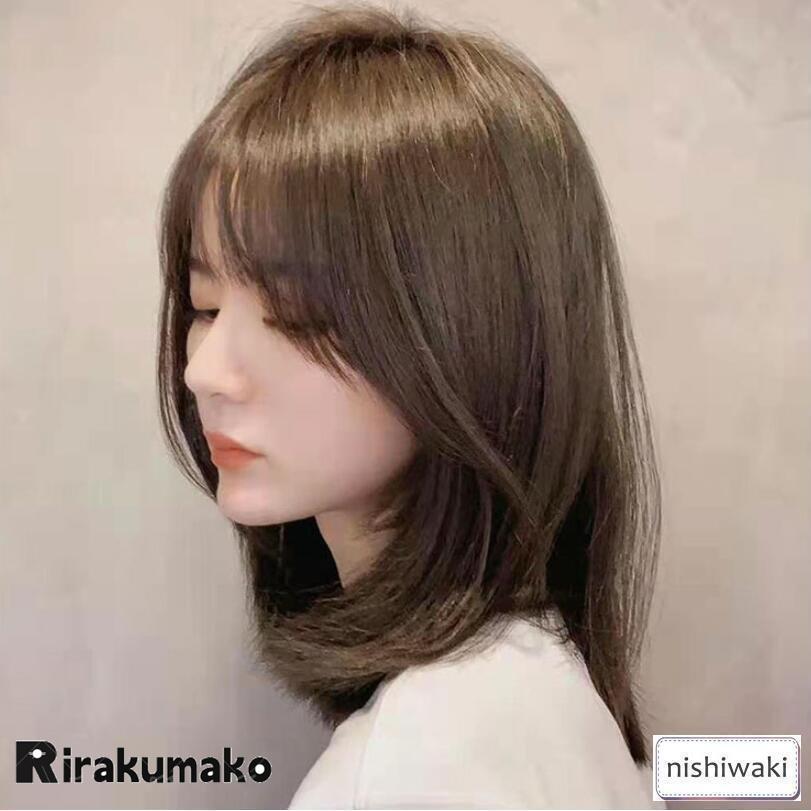 人毛ウィッグ 人毛ウィッグレディース ボブ ショート 女性 ミセス ママ 医療用 かつら モデル アイドル ヘアスタイル 級 WIG 簡単着用 自然 耐熱