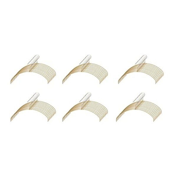 120156 ランドリーハンガーラウンド ゴールド 60本組 10,952円