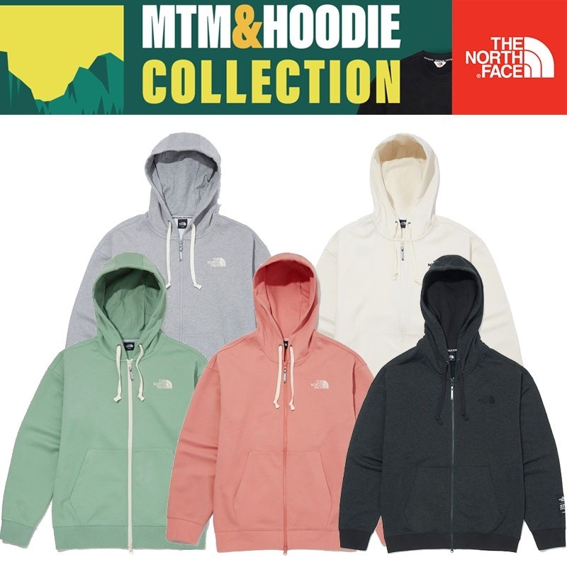 韓国正規品保証 関税負担なし NJ5JM02A TNF ESSENTIAL HOODIE ZIP UPデイリー 基本 着装 男子 女子 人気 韓国 ファッション 男女共用 アウトドア