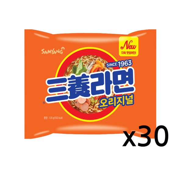 三養ラーメン x30袋/ 袋ラーメン/ オットゥギ/ / 八道