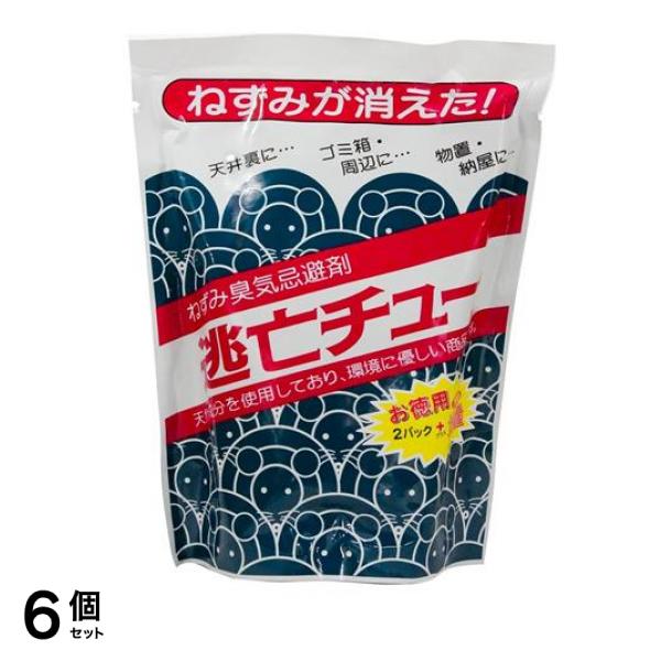トーヤク ネズミ忌避剤 逃亡チュー 100g × 3パック入 6個セット