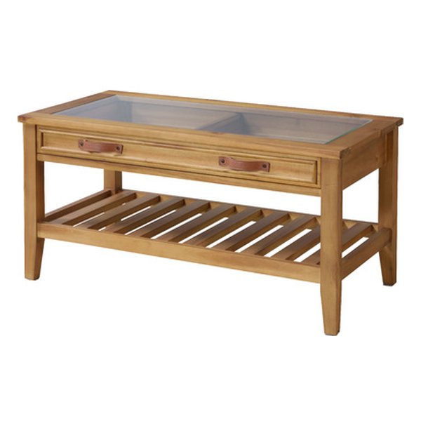 コレクションテーブル ブラウン 幅90×奥行き44.5×高さ45cm GT-871