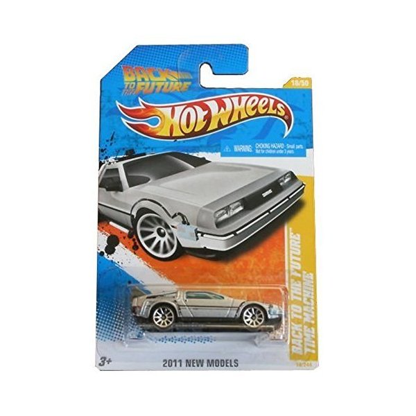 Hot Wheels 2011-018 New Models 18/50 Back To The Future Time Machine 1:64 Scale 並行輸入品