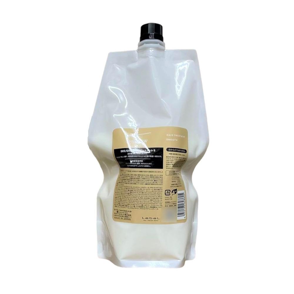【全国送料無料】 ルベル SEE/SAW ヘアトリートメントS スムース 800ml レフィル