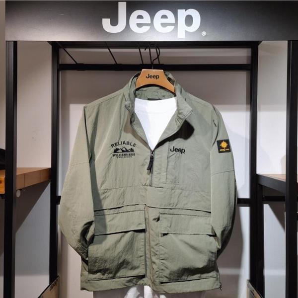 JEEP 男女兼用 ハーフジップ アノラック ウインドブレーカー ジャンパー__A JN1JPU231_