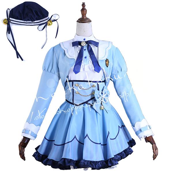 バーチャルYouTuber風 彩虹社 VTuber 天宮こころ コスプレ衣装ウィッグcos靴 演出服 cosplay 変装 仮装ハロウィン-520