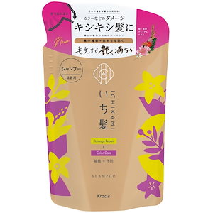 いち髪 【 ダメージリペア & カラーケア 】 シャンプー 詰め替え 330ml ノンシリコン アミノ酸シャンプー ヘアケア ダメージケア 色落ち防止 メンズ レディース