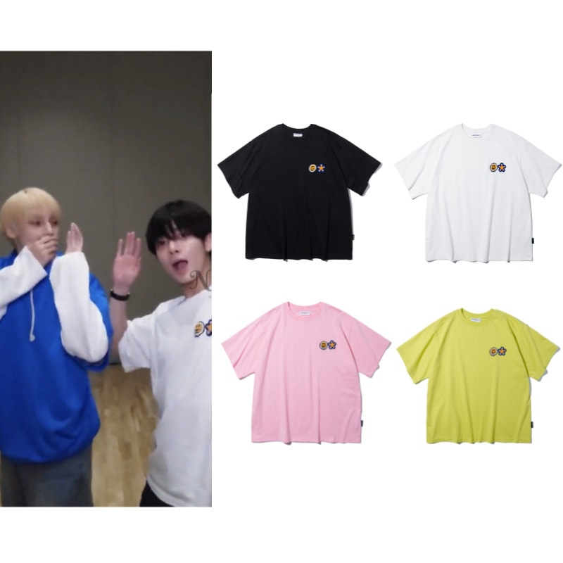 【TXTテヒョン,スビン着用】【当店特典スビンステッカー贈呈】DOUBLE LOGO T オーバーサイズ半袖Tシャツ 8,390円