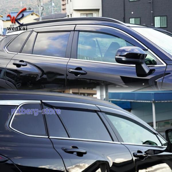新型 トヨタ カローラクロス サイド ウィンドウ モール COROLLA CROSS 10系 アクセサリー カスタム 専用 外装 ウェザーストリップモール ウインドー トリム