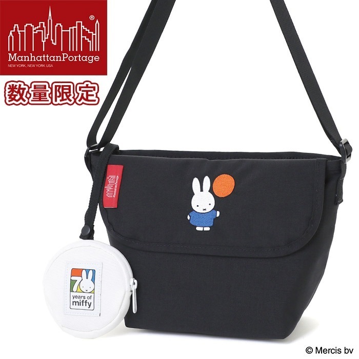 ショルダーバッグ 限定モデル ミッフィー メッセンジャーバッグ A5 NYLON XXS W/ DIVIDER MAGNET MIFFY 70TH MP1603BPDMGNTMF70