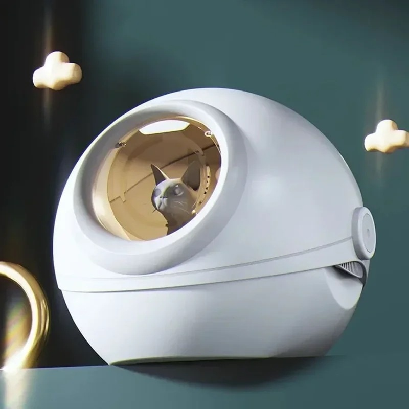 3営業日以内発送　インテリジェントな自動猫のきらびやかな収納ボックス 豪華な引き出し セルフクリーニングフィルター 家庭用sifterボックス dla kota 猫用製品 107,698円