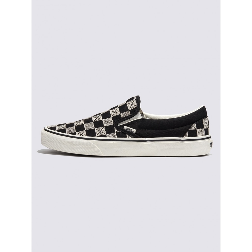 VANS ステッチチェッカーボードクラシックスリップオンスリッポン VN000BVZCJJ1