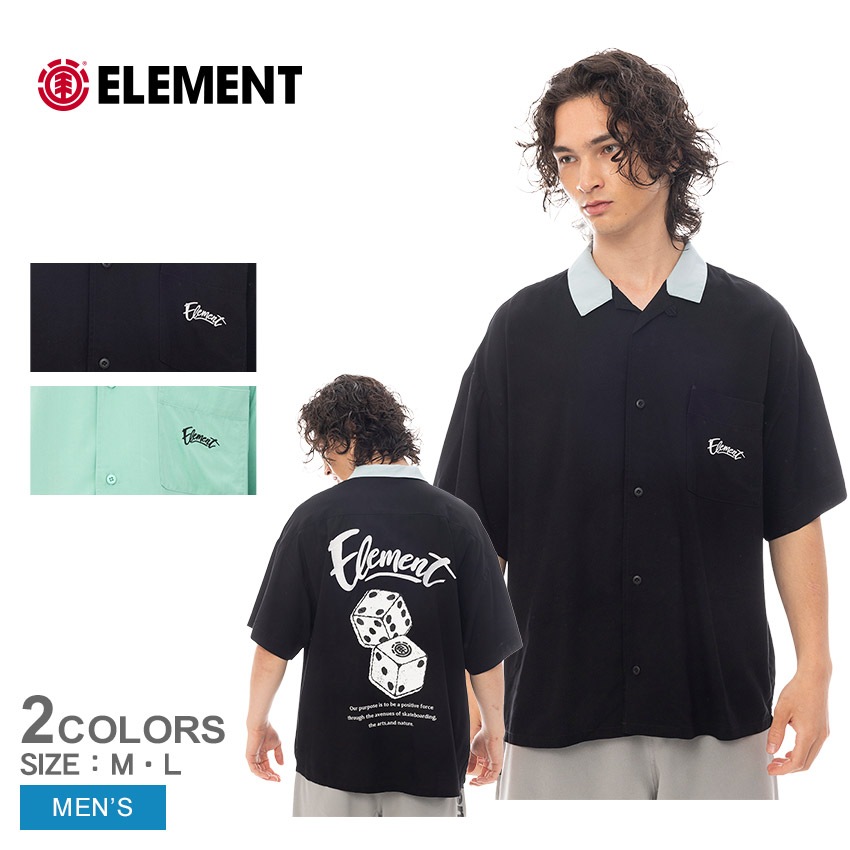 DICE SHIRTS SS 半袖シャツ BF021105 メンズ アメカジ トップス ウェア シャツ チェック 襟付き 半袖 ポケット ロゴ 刺繍 刺しゅう バックプリント ゆったり