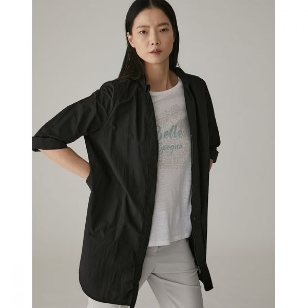 [オリビアローレン] 3/4スリーブスタンレージャケット_VOBFUXM4211