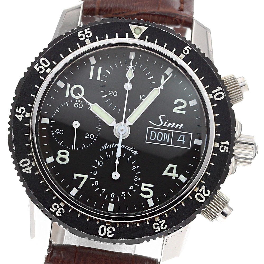 ジン Sinn 103 クロノグラフ デイデイト 自動巻き メンズ _844767【中古】