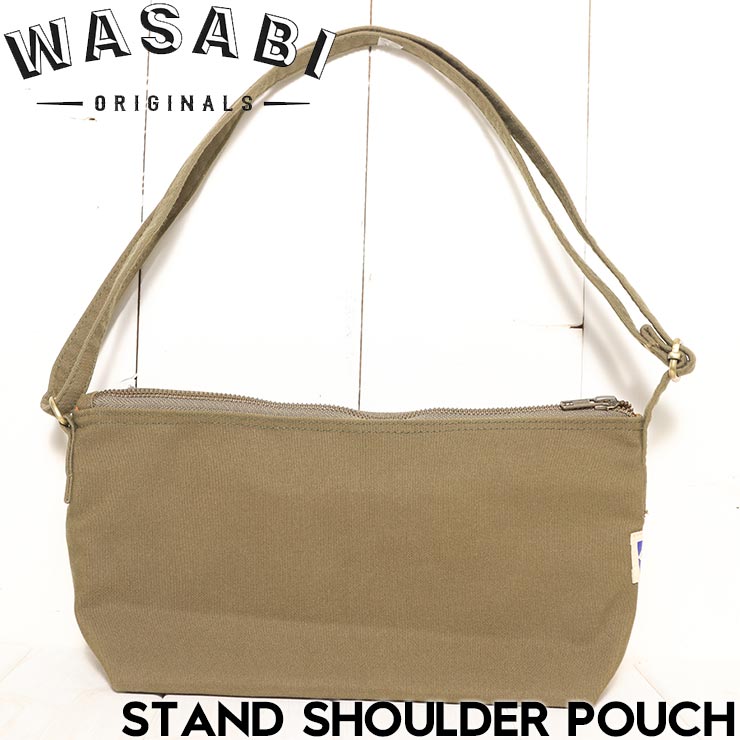 Wasabi originals ワサビ Stand Shoulder POUCH ポーチ バッグ 小物 日本代理店正規品