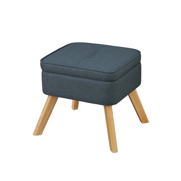 FAC-OTブルー 収納付オットマン メーカー直送