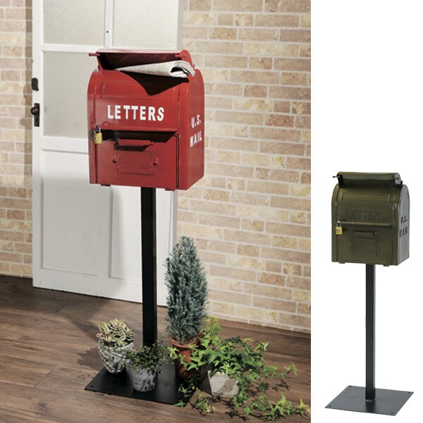 郵便ポスト スタンドポスト U S MAIL BOX