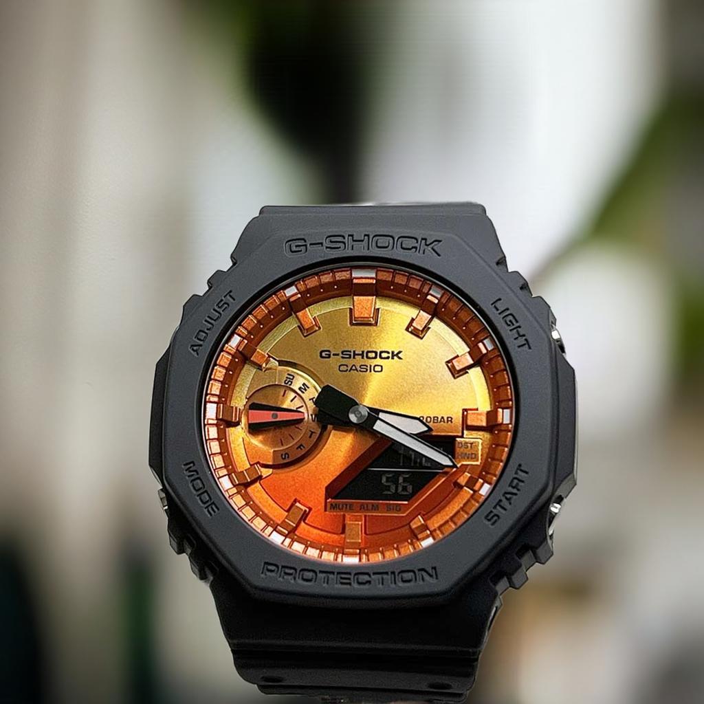 カシオ 腕時計 ジーショック 国内正規品 Flame inside series GA-2100FL-8AJF メンズ グレー ブラック スケルトン　流通限定モデル あす楽対応 15,048円