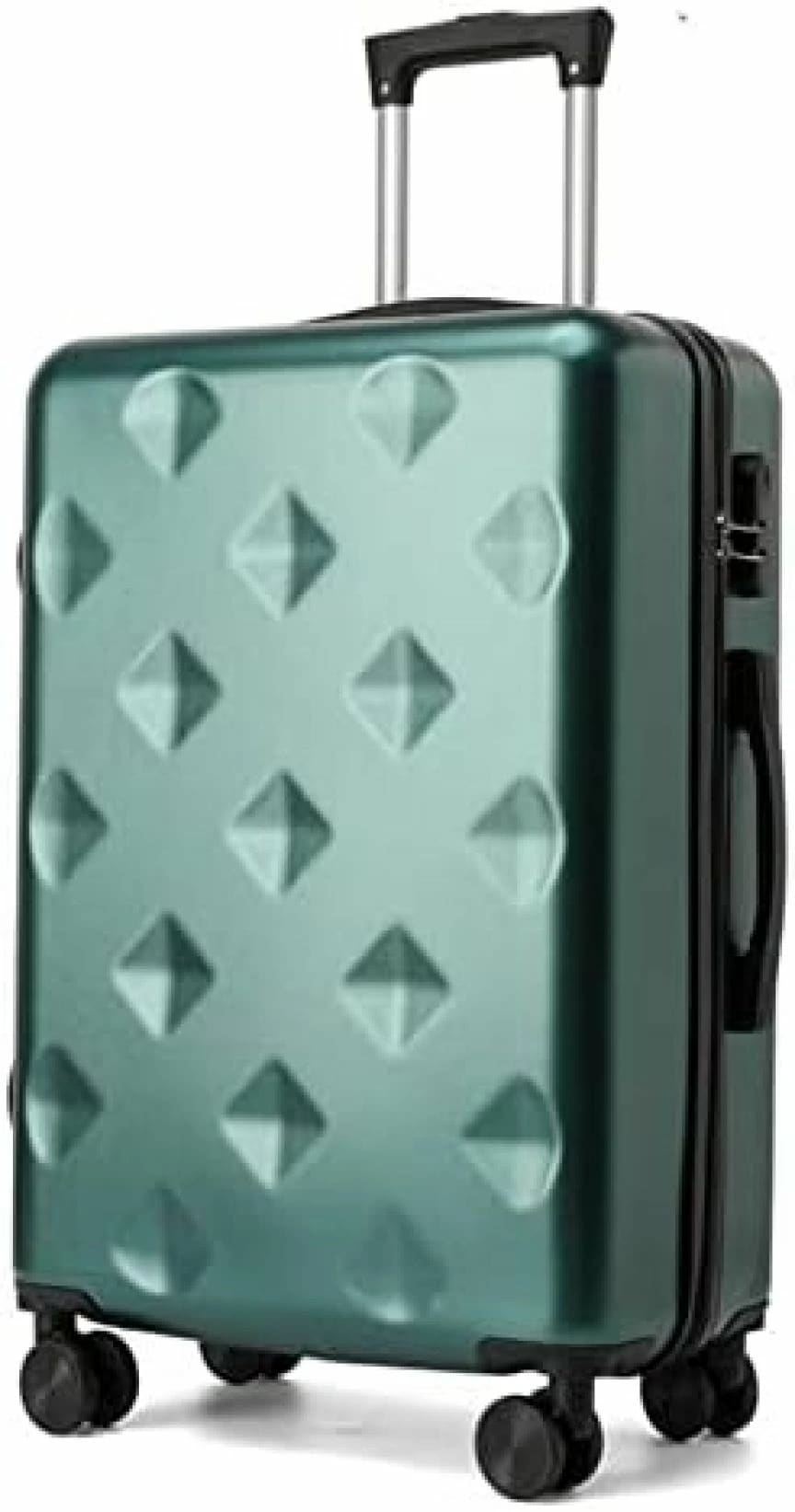 スーツケース 大型 キャリーケース チーズ模様 チェック柄 キャリーケース ジップ付き キャリーバッグ 超軽量 ロック付き 大型 トランクケース 静音キャスター ワークアウト