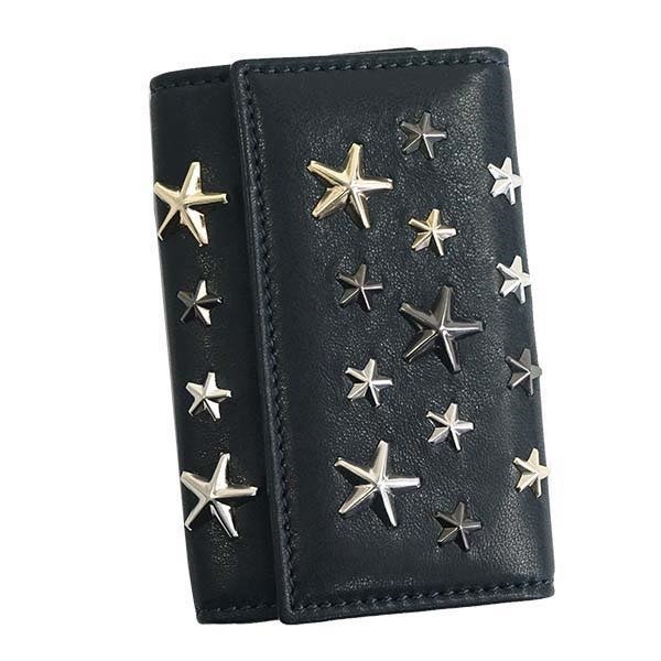 ジミー チュウ Jimmy Choo / キーケース #NEPTUNE LTR NAVY/METALLIC MIX