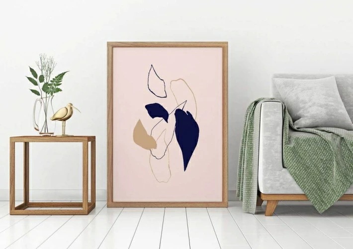PROJECT NORD PASTEL PINK LEAVES