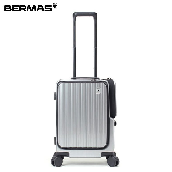 BERMAS（バーマス）INTER CITY フロントオープン サイドポケット付き 46ccm 36L スーツケース キャリーバッグ 出張 旅行 ビジネス 6050622