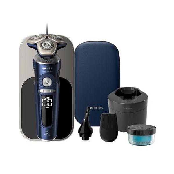 PHILIPS フィリップス SP9886/36 アドリアブルー メンズシェーバー 回転刃 プレステージS9000