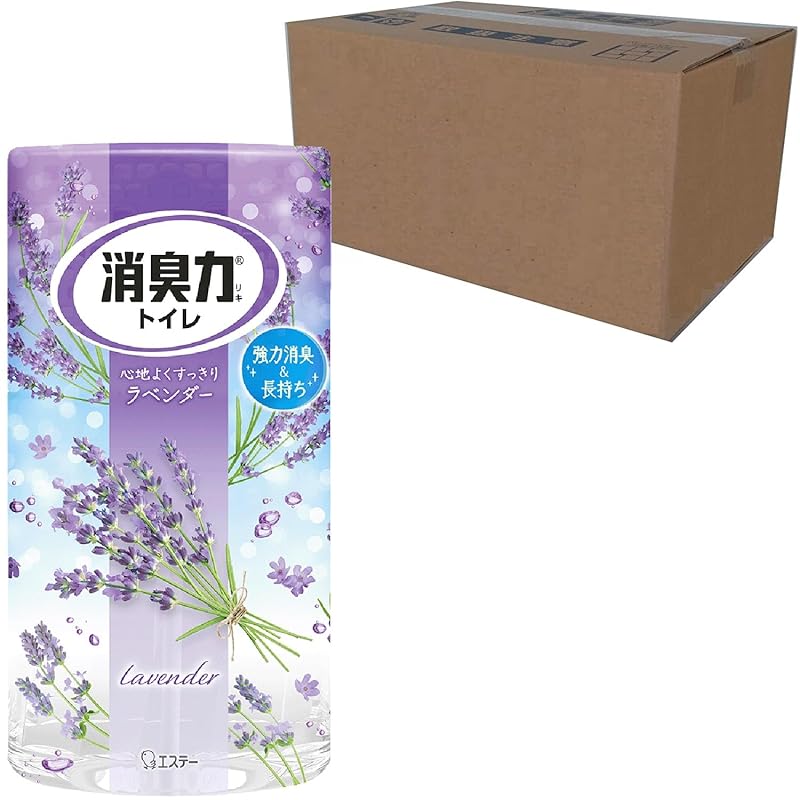 【即納】消臭力 [オフィス ビジネスに ケース販売] トイレ用 置き型 ラベンダー 400mL×18個 トイレの消臭力 トイレ 置くだけ 消臭剤 消臭 芳香剤