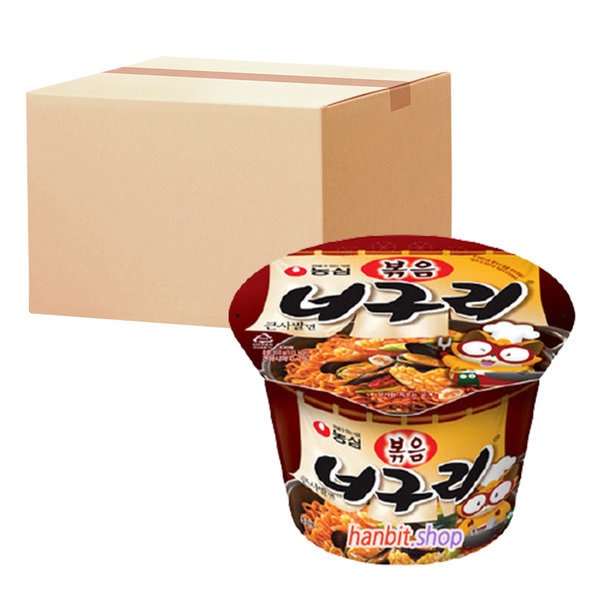 競売 炒めタヌキ大鉢110gX16箱 韓国麺類