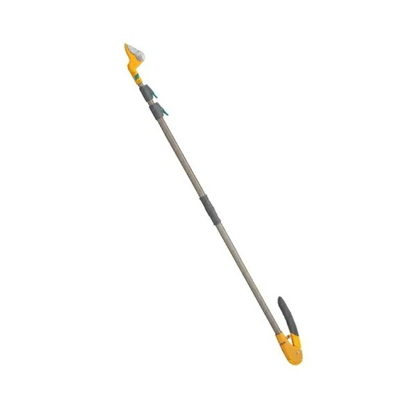 MUSASHI ムサシ NO.531 すご腕プッシュカット3段式アンビル刃 1.4m~3.0m(17段伸縮) 高枝採集鋏