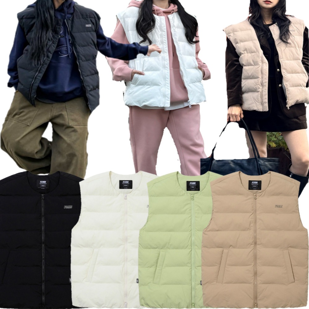 Light weight nylon padded vest/ユニセックス