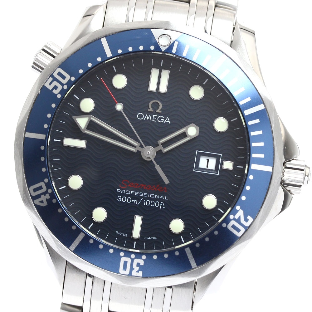 オメガ OMEGA 2221.80 シーマスター300 プロフェッショナル デイト クォーツ メンズ 良品 _906357【中古】