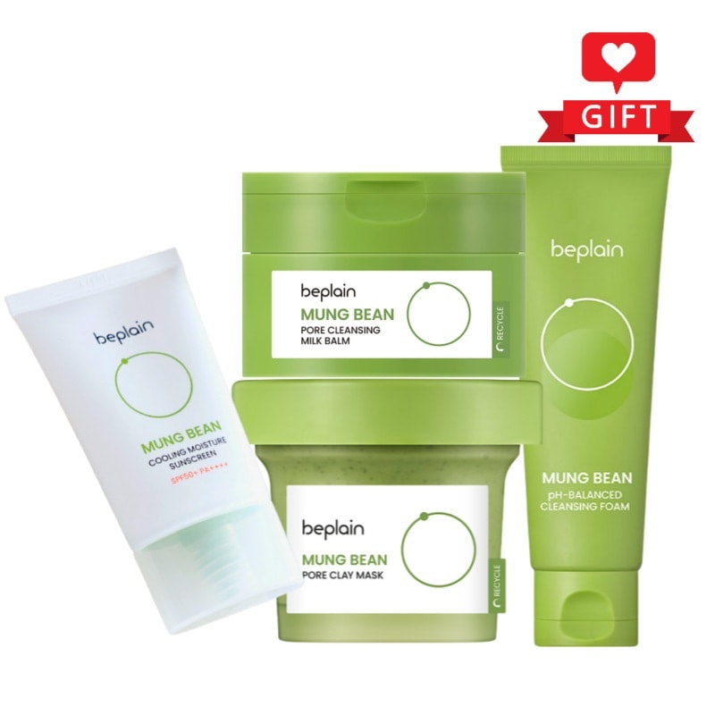 緑豆毛穴ケア4点セット / 毛穴ケアセット/敏感肌/クレンジング