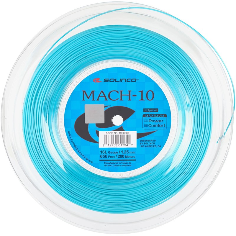 kimony(キモニー) MACHー10 セルリアンブルー 200リール テニス硬式 ガツト (ksc790r)