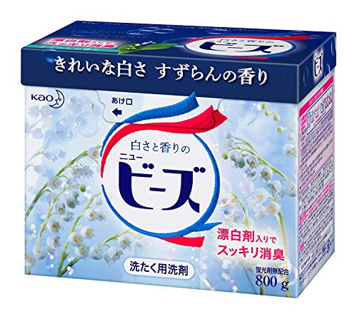 ケース　花王 ニュービーズ 大 (800g)8個 粉末 洗濯洗剤　(4901301352521)
