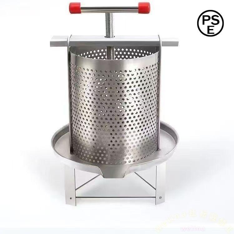 手動蜂蜜抽出機 ワックスプレス機 ステンレス製 多機能 養蜂器具 蜂蜜分離器 絞り機 採蜜用具 初心者OK 新入荷 使いやすい