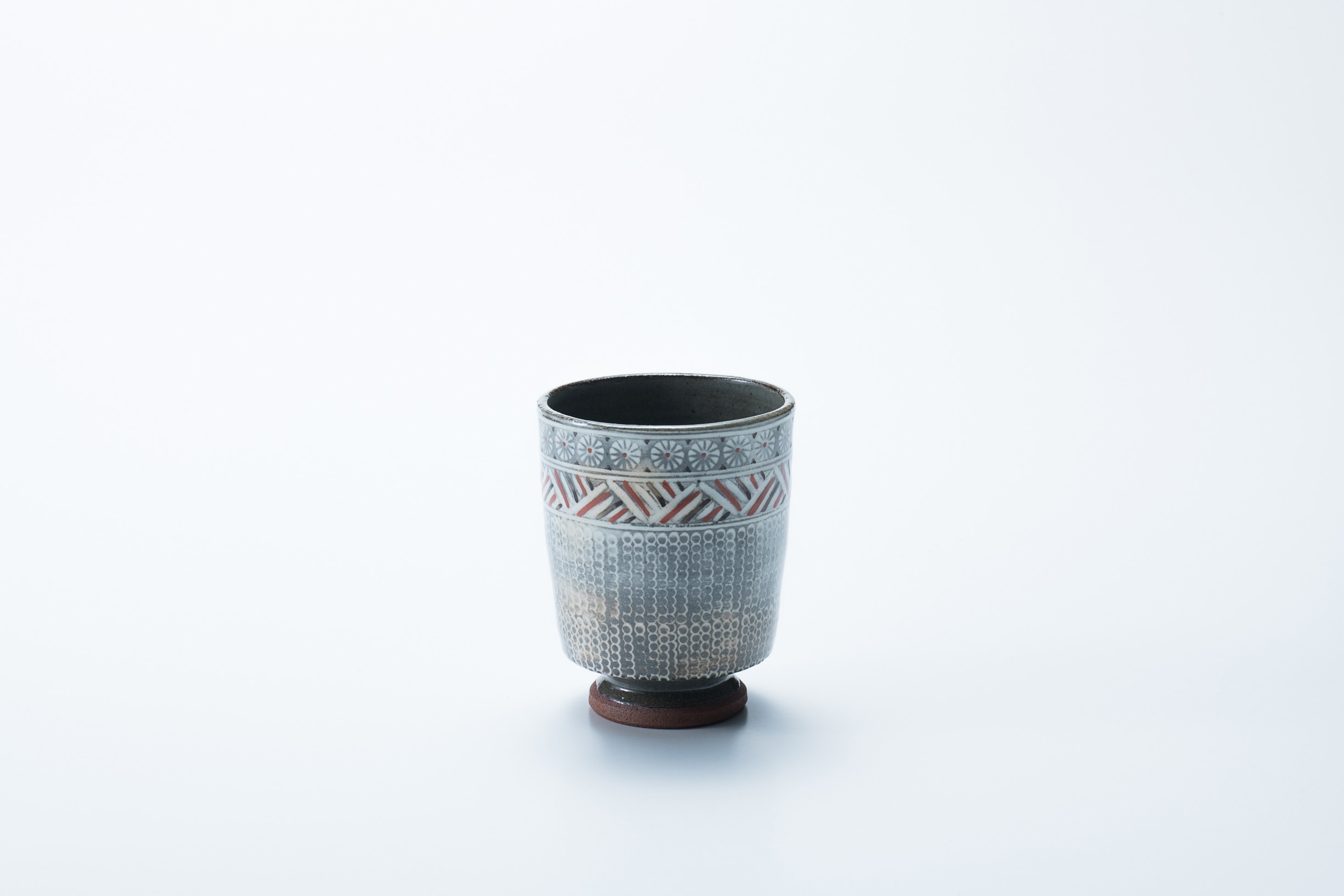 カップ 三島カップ 2色 京焼 清水焼 フリーカップ 京都 和食器 結婚祝い 内祝い 日本製