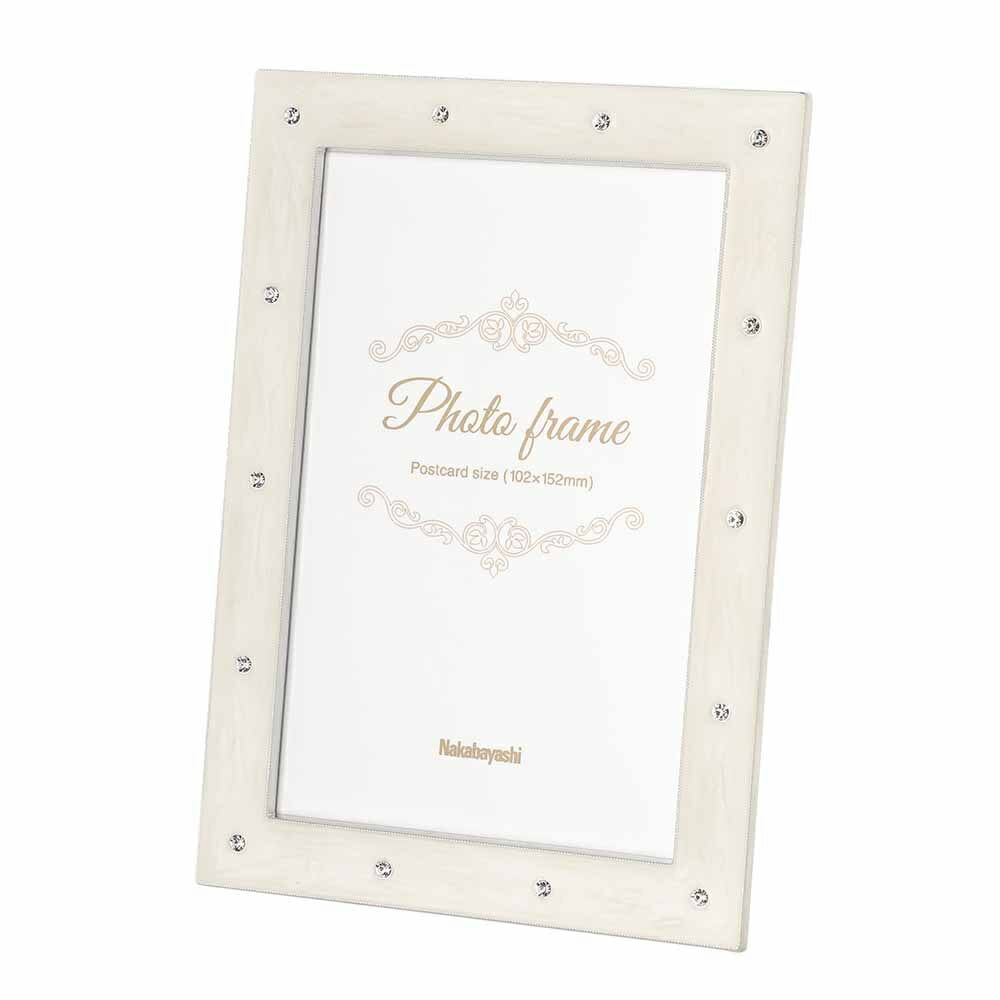 （まとめ買い）合金フレーム フォトフレーム シンプル KG ホワイト F-TA-108-KG-W [x3]